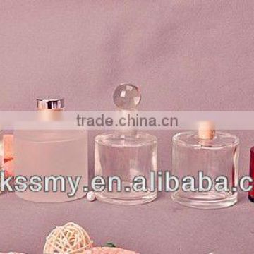 round aroma diffuser glass bottle