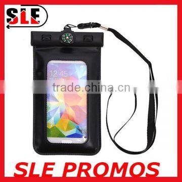 Touch Screen Waterproof phone pouch with Compass Waterproof phone bag