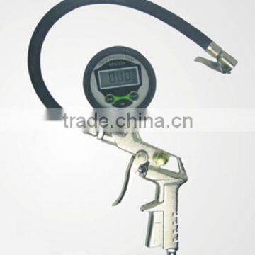 Pistol Grip Tire Inflating Gun with digital air pressure tyre gauge, tyre digital tire inflator