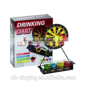 Hot selling Mini Drinking Dart Game Cheap Price including darts shot glass and metal board