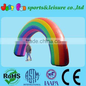 rainbow inflatable entrance arch