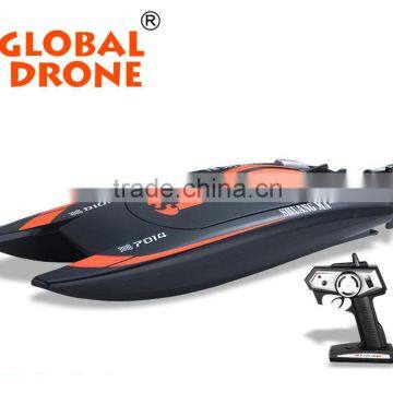 Radio Control Double Horse 7014 2.4G 14.2KM/H RC High Speed Black Stealth Boat photo-4