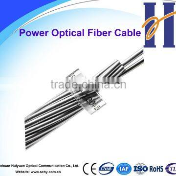 Outdoor power optical fiber cable OPGW 24F G.655 fiber optical cable