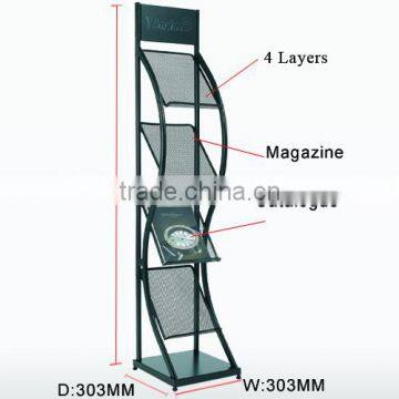 2015 popular magazine rack/display shelf