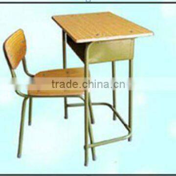 wooden board study table,school desk and chair ,school furniture,K-06