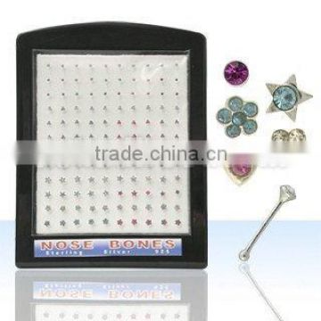 925 sterling silver nose piercing