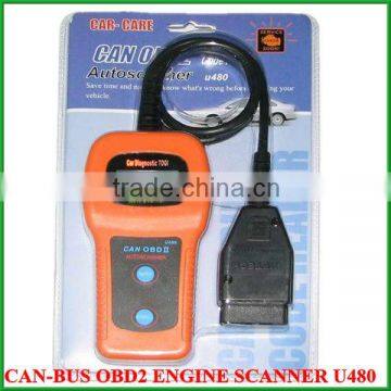 Brand New U480 OBD2 CAN BUS Code Scanner OBDII Engine Code Reader