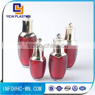 Wholesale luxury colorful bottle cream acrylic cosmetic container