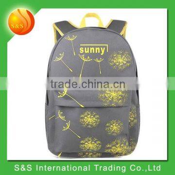 Ultralight dandelion pattern high class student school book bag