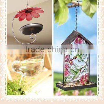 Cylindrical small pet bird automatic water feeders
