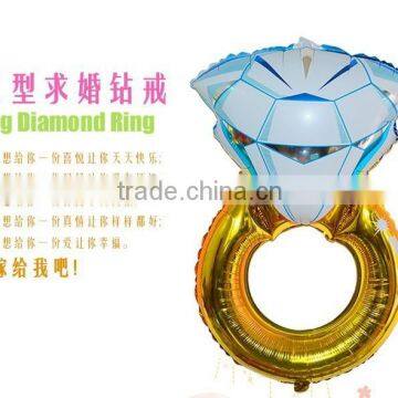 2015 hot sale Diamond ring shape balloon for party /weeding Party