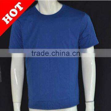 Men's Custom Plain Dyed Short Sleeve Cotton T-Shirts