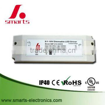 12v 3a power supply 0-10v dimming led lighting driver