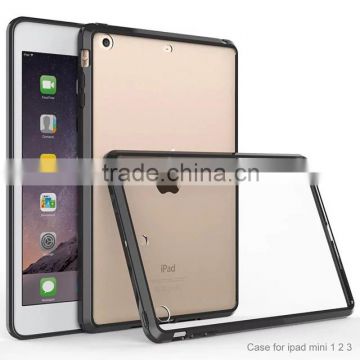 For iPad mini 123 iPad mini 4 transparent TPU bumper cover case