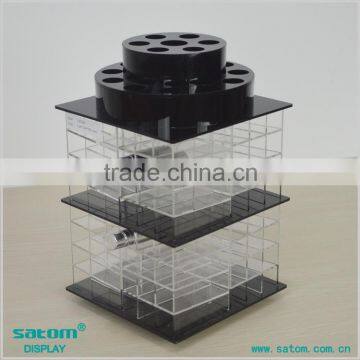 Manufacturer Rotating Acrylic Lipstick Holder Buy Beauty Spinning Lipstick Tower