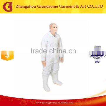 Made in China Food Industry Dust-proof White Workwear Overalls