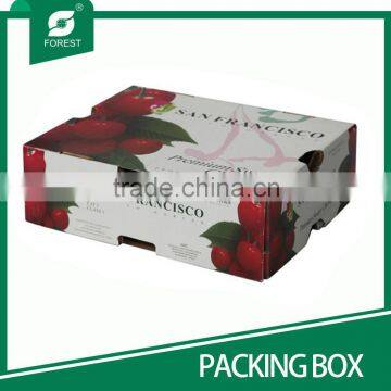 LUXURY CHERRY GIFT CARDBOARD PACKING CARRIER photo-2