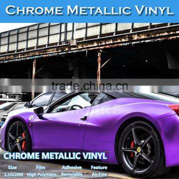CARLIKE 1.52x20M 5x65FT Wholesale Decoration Matt Chrome Car Wrapping Vinyl Roll photo-3