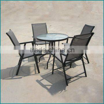 Artificial rattan folding chairs furniture set JJ-030TC