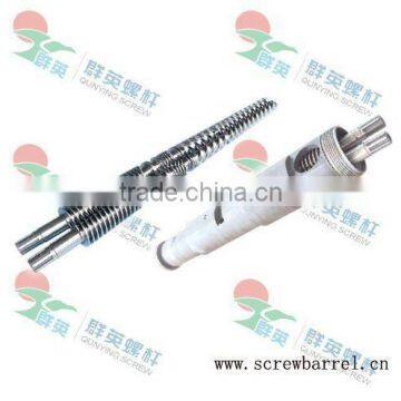 extruder conical twin screw and barrel for plastic machine