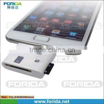 hot selling for smartphone TF&SD micro usb card reader otg