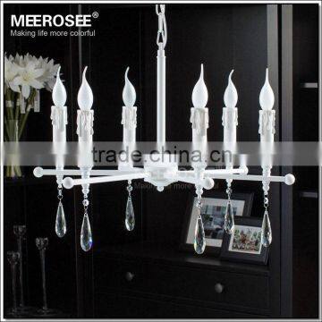 Interior Candle Chandelier Crystal Hanging Light for Dining Room MD2486