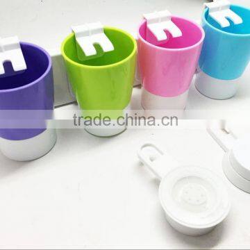 Wy-080923 7pcs stand upside down teeth clening cup set+ 2pcs cupula