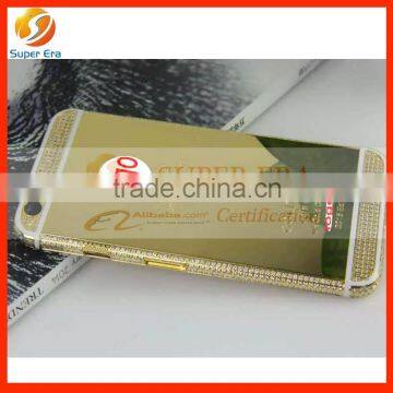 perfect For iPhone 6 24K Gold Edition Mirror Shiny Gold Replacement Middle Frame Back Cover Housing LOGO/Button                        
                                                Quality Choice