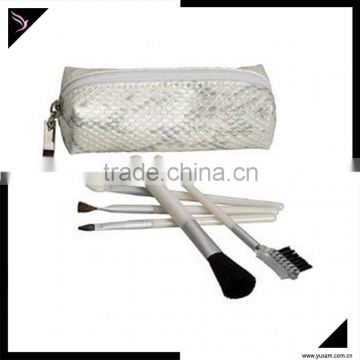 5 pcs Plastic Handle Material Makeup Brushes