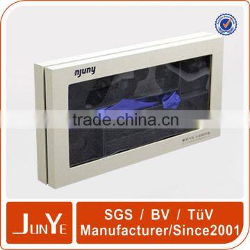 Lid and Tray Velvet EVA Transparent PVC Window Packaging Box photo-3