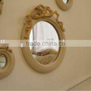 French decorative small mirror (2607)