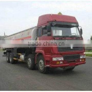 howo steyr king tanker truck red