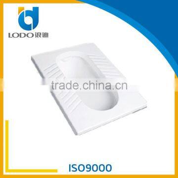 LD09009 Lodo squat toilet with flush sanitary ware squatting pan wc ceramic pans