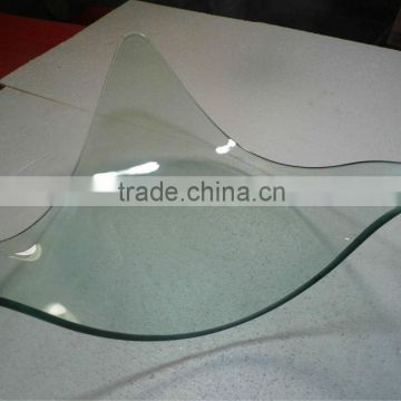 triangle glass serving tray