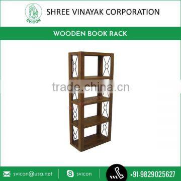 New Design Wooden Book Display Rack