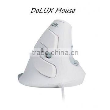 China Supplier DeLUX Wired Mouse, Comfortable USB Vertical Mice                        
                                                Quality Choice