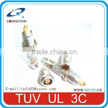 Metal push-pull self-locking 4 pins connector