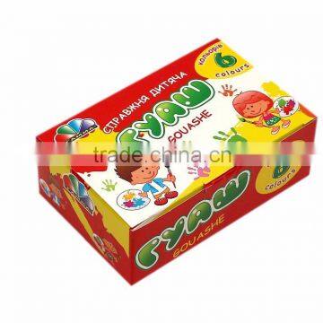 Gouache, Poster Paint, Poster Color 6 Colors, 120 ml photo-2