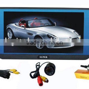 Car rear view system with 7 inch rear mirror monitor