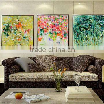CTX-10155 modern group wall decoration handmade canvas art abstract oil painting