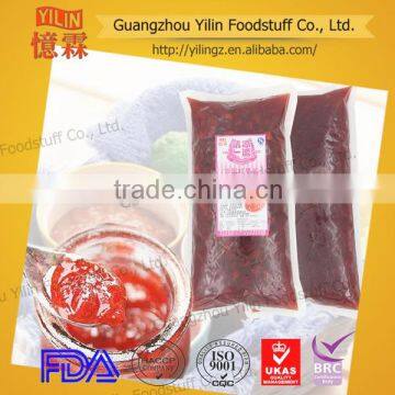 2015 Hot Selling 1.2kg Bag Pack Strawberry Jam All Kind of Fruit Jam photo-2