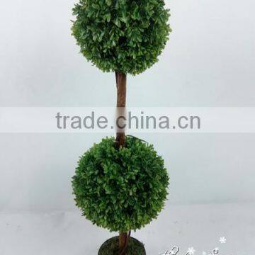 Plastic Grass ball China factory good price artificial grass topiary ball