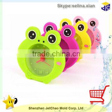 silicone Frog shaped desktop clock