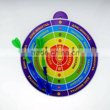 Newly dart board with stand plastic dart board logo dart board