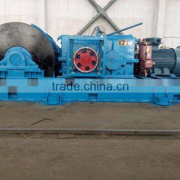 multi-purpose electric double speed dispatch winch used for coal mine