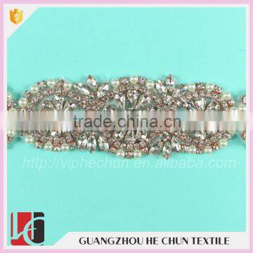 HC-6-1 Hechun Wedding Decorative Rhinestone Bridal Beaded Trim photo-3