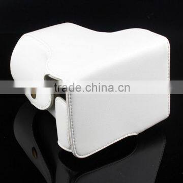 Wholesale White Leather Digital Camera Bag for Canon in Dongguan photo-2