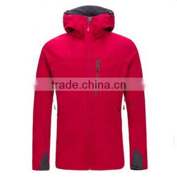 Custom Men Soft Shell Hoodie Jacket