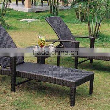 Rattan wicker furniture poly rattan garden furniture sun lounger