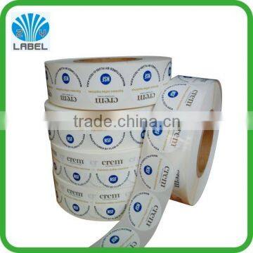 manufacturer custom paper sticker logo printed,permanent adhesive vinyl paper logo sticker